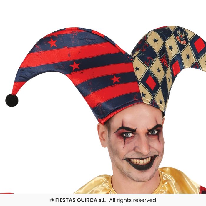 Adults Diamond Harlequin Jester Costume