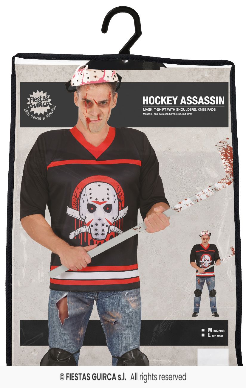 Adult Hockey Assassin Costume