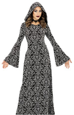 Black Hooded Witch Dress