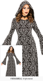 Black Hooded Witch Dress