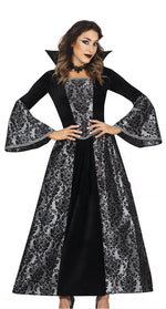 Ladies Manor House Silver Vampire Dress