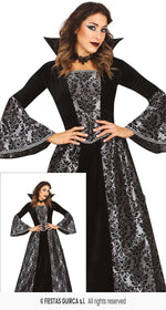 Ladies Manor House Silver Vampire Dress