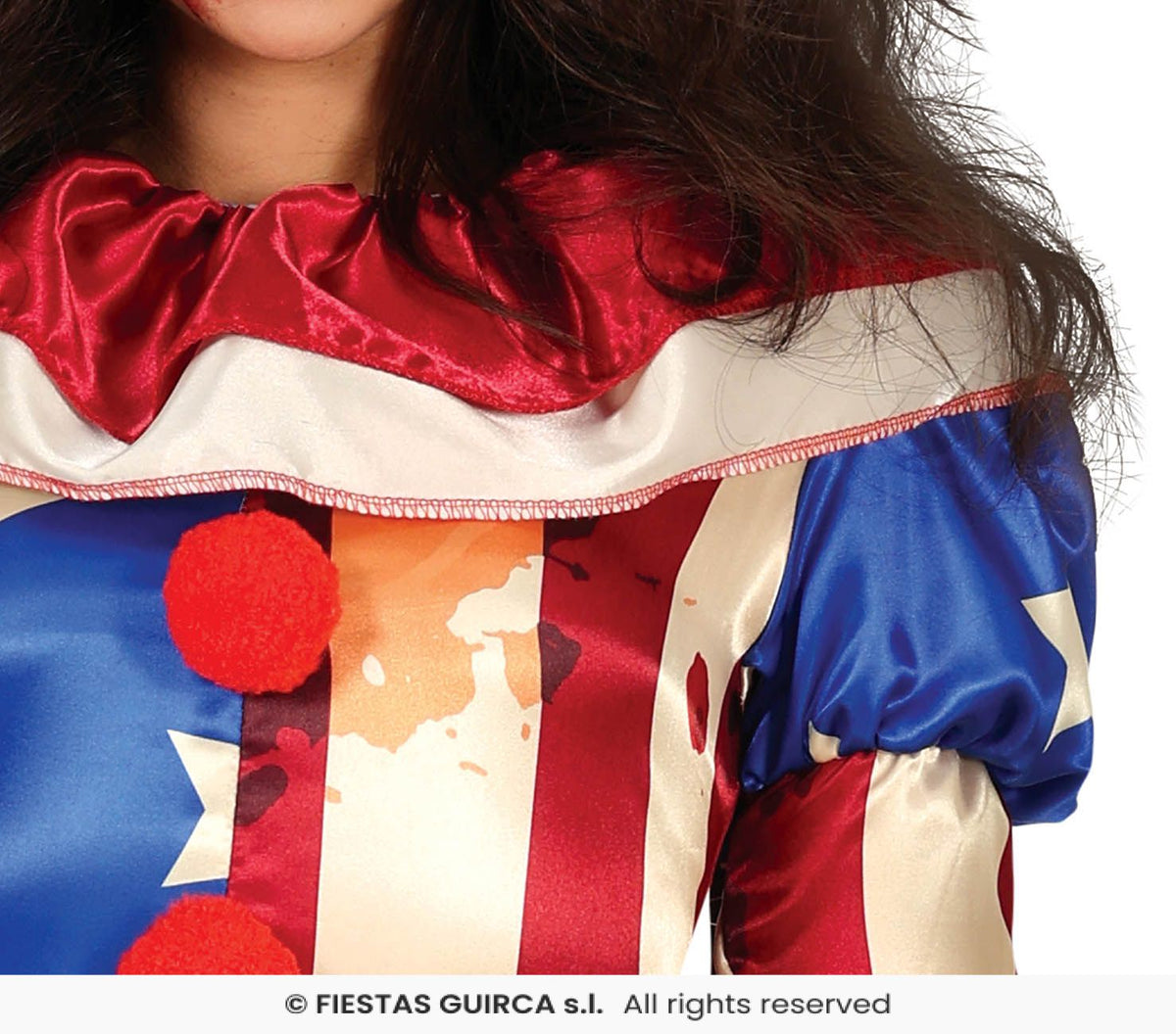 Ladies Patriot Clown Costume