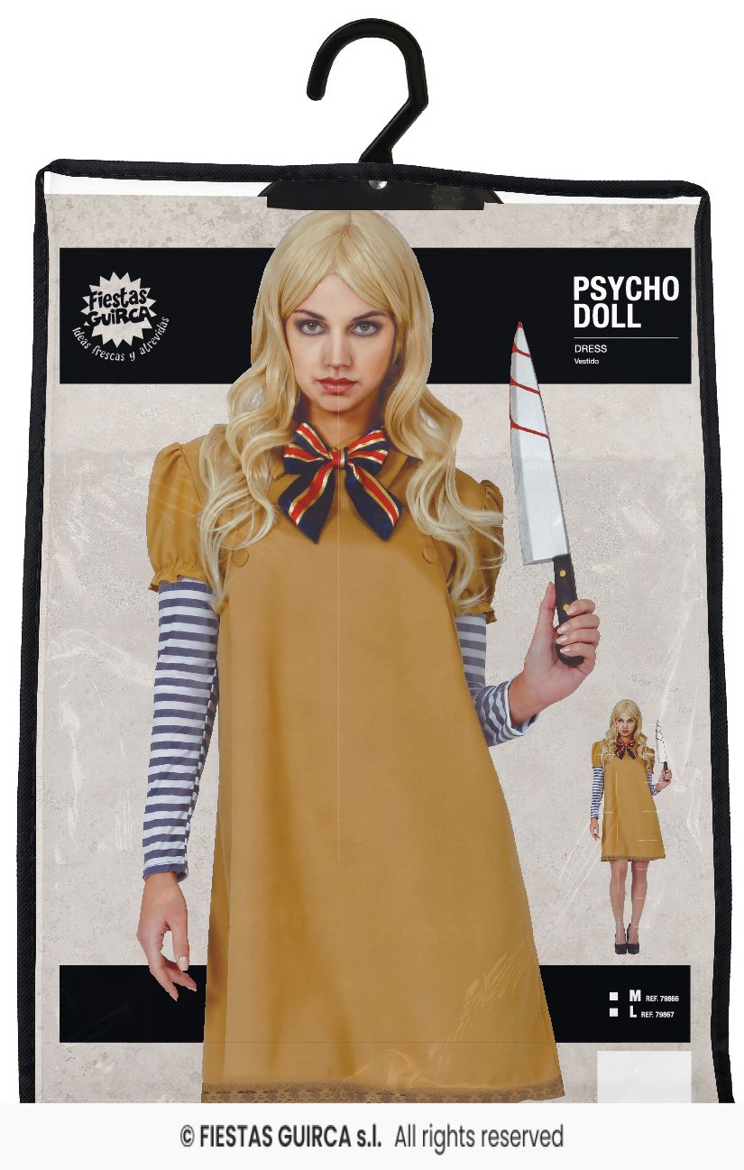 Ladies Psycho Doll Costume