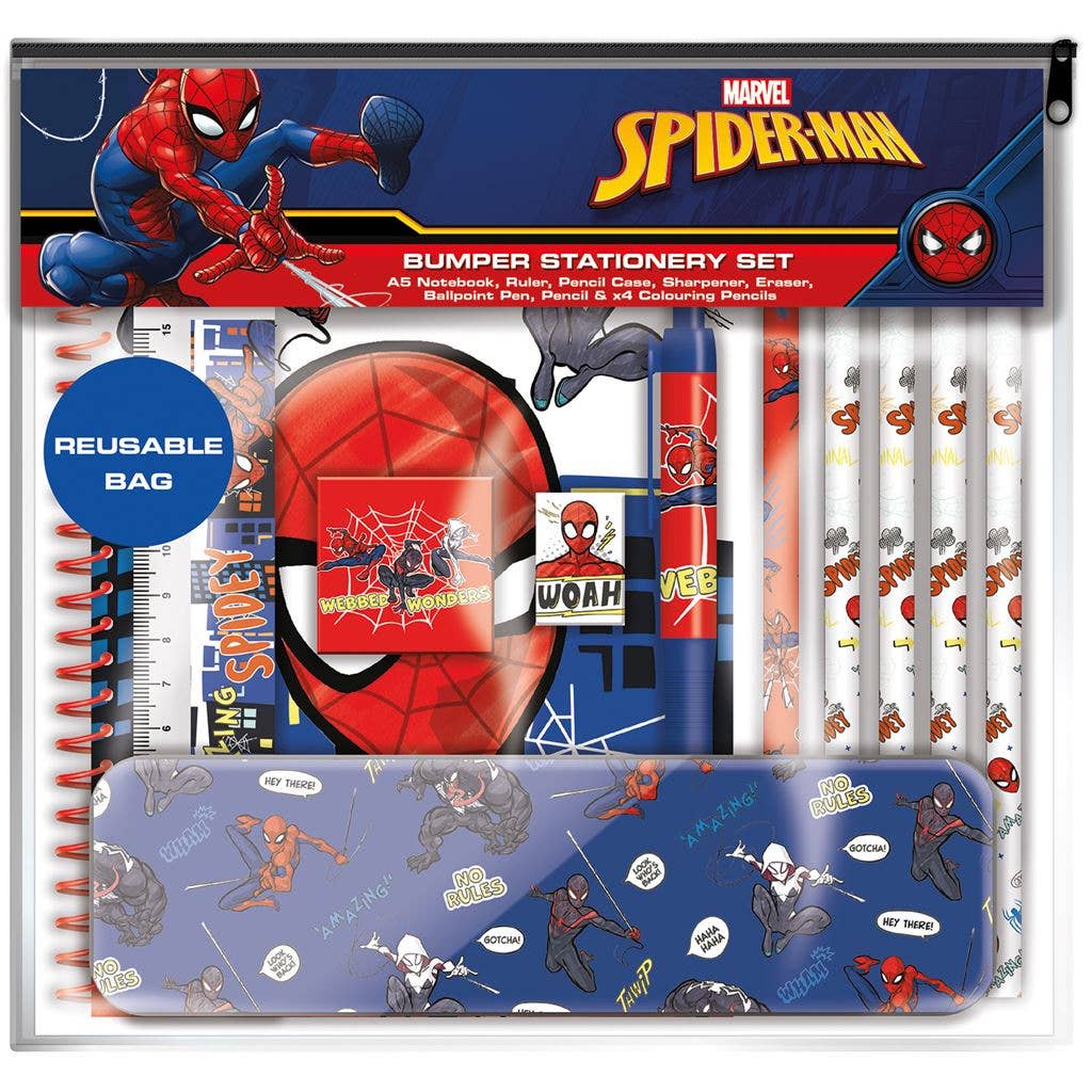 Spider-Man Bumper Stationery Set