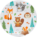 Woodland Animals Party Dessert Plates - 8pk