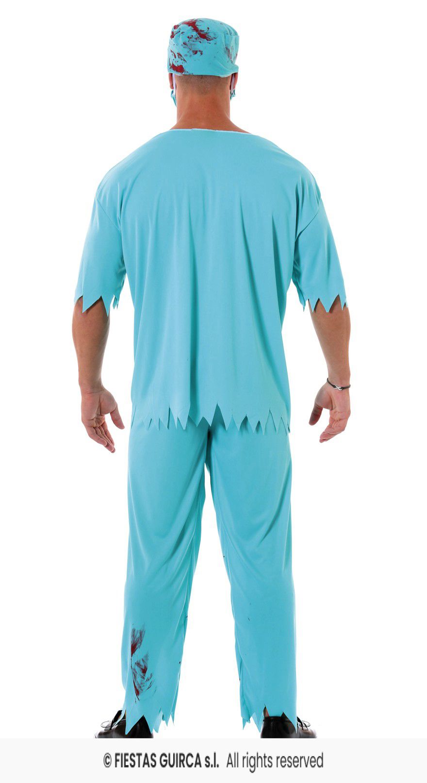 Adult Zombie Bloody Surgeon Scrubs