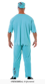 Adult Zombie Bloody Surgeon Scrubs