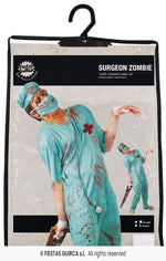 Adult Zombie Bloody Surgeon Scrubs