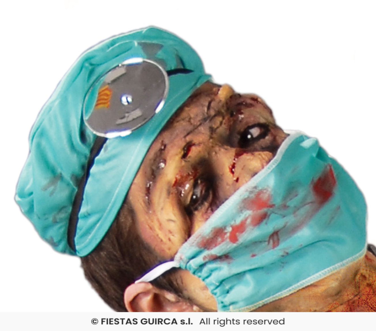 Adult Zombie Bloody Surgeon Scrubs