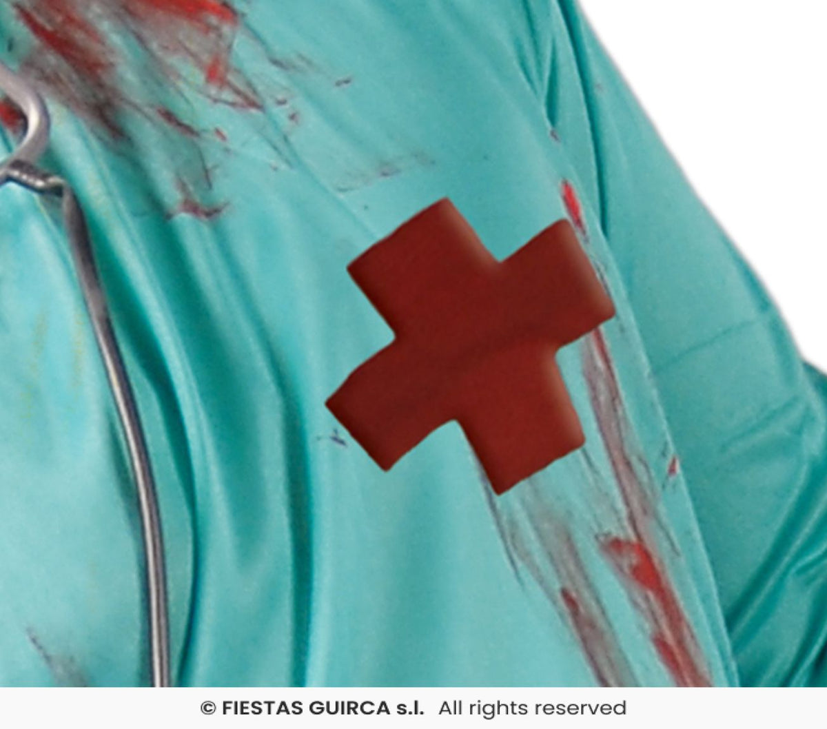 Adult Zombie Bloody Surgeon Scrubs