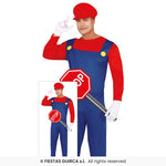 Adults Red Train Driver Costume