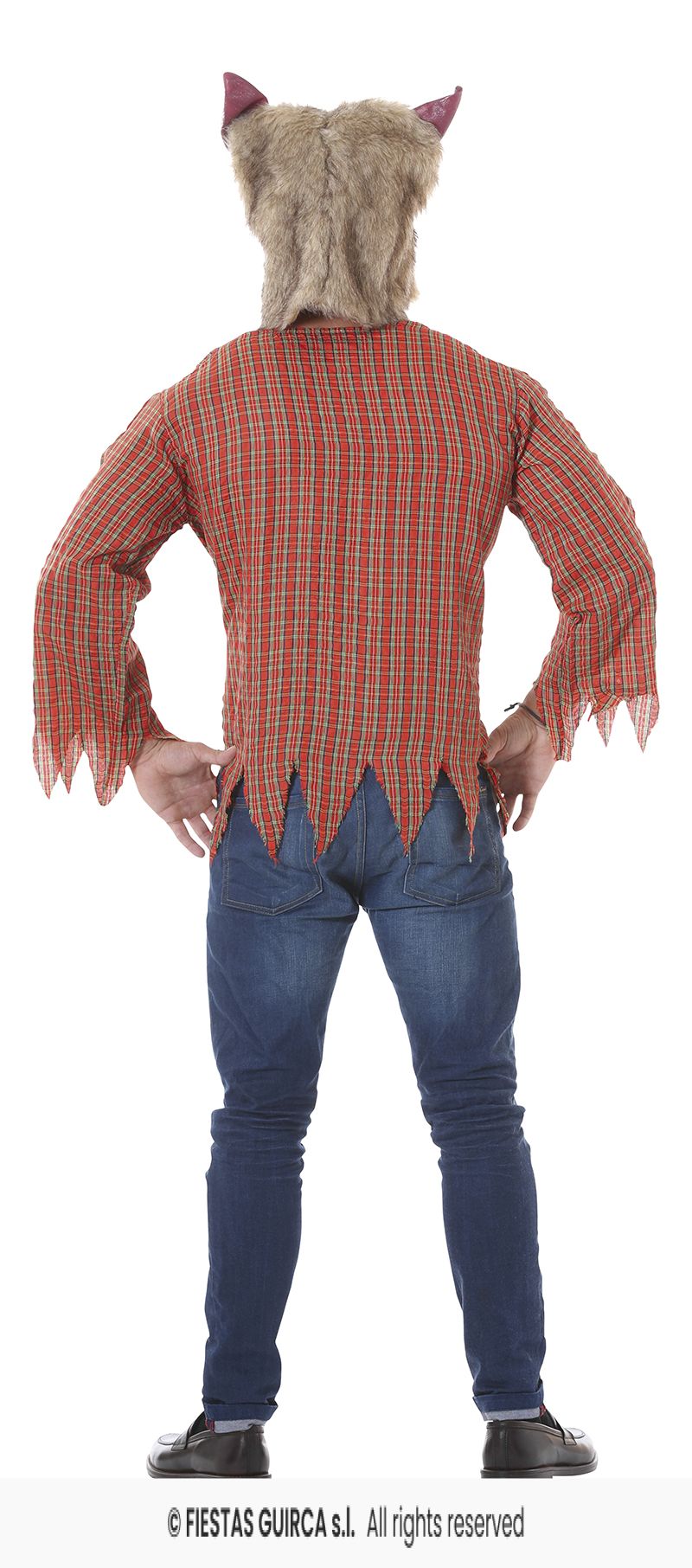 Adult Wolf Mask & Shirt