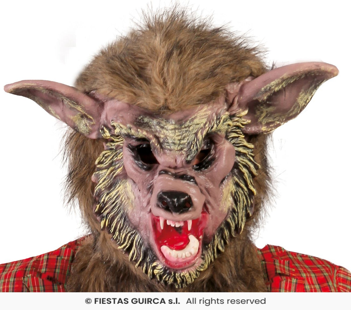 Adult Wolf Mask & Shirt