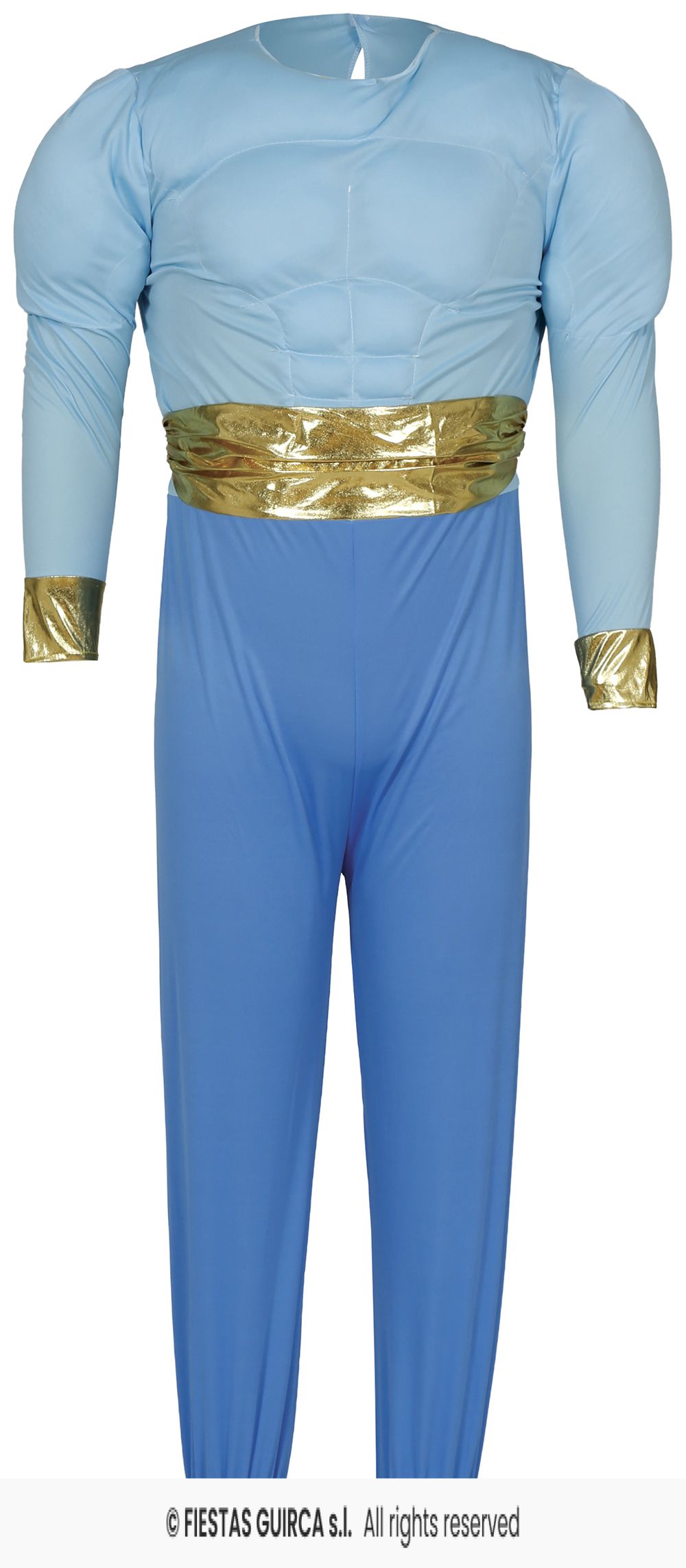 Adults Blue Muscle Lamp Costume