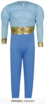 Adults Blue Muscle Lamp Costume