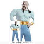 Adults Blue Muscle Lamp Costume