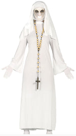 Adult Ghost Nun White Dress & Headdress
