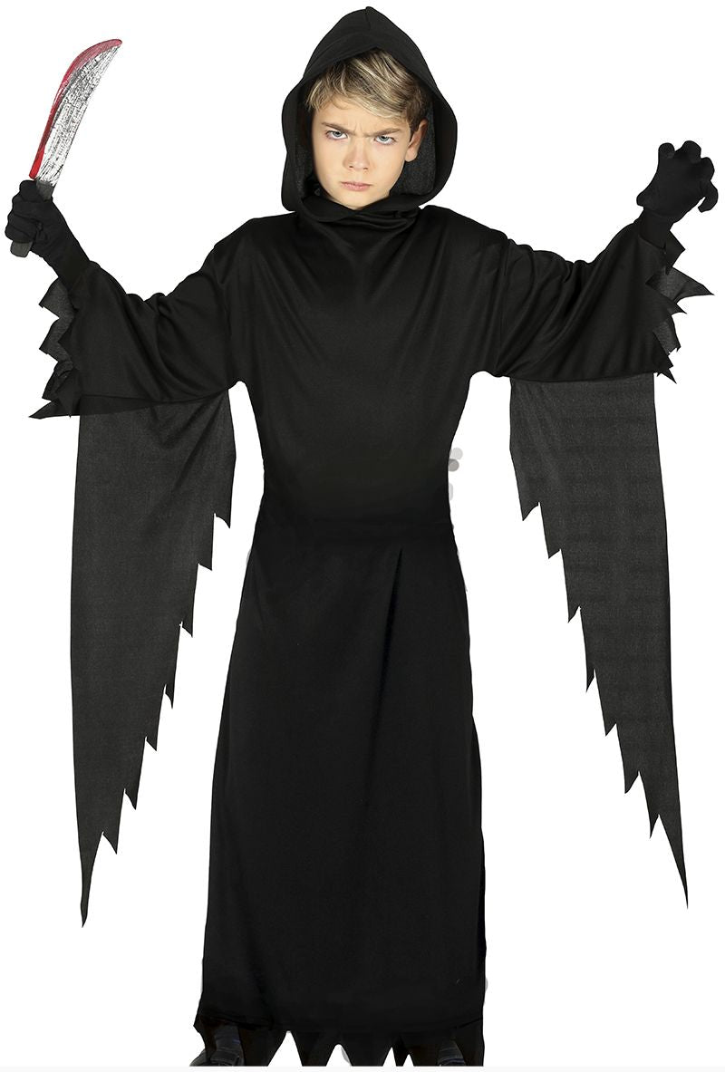 Children's Black Robe Assassin Costume