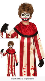 Children's Striped Clown Costume