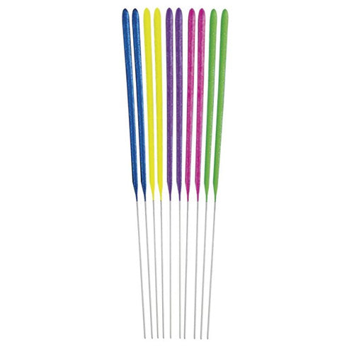 7" Assorted Neon Sparklers 10ct
