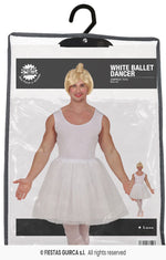 Adult White Ballet Dancer Costume