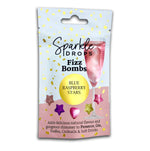 Sparkle Drops Fizz Bombs BLUE Raspberry Stars 20g