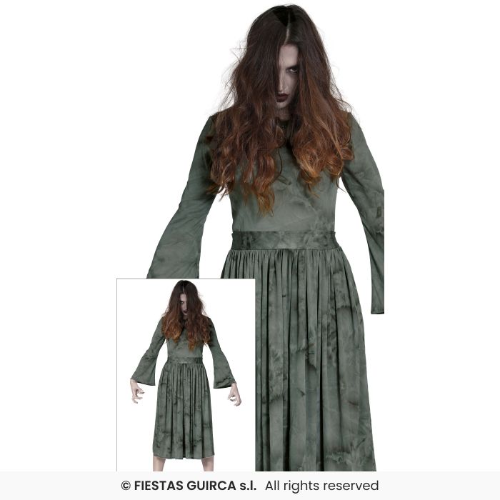 Ladies Grey Hair Phantom Dress