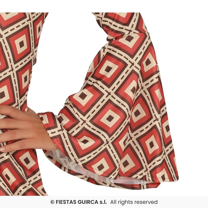 Ladies 70s Disco Dress