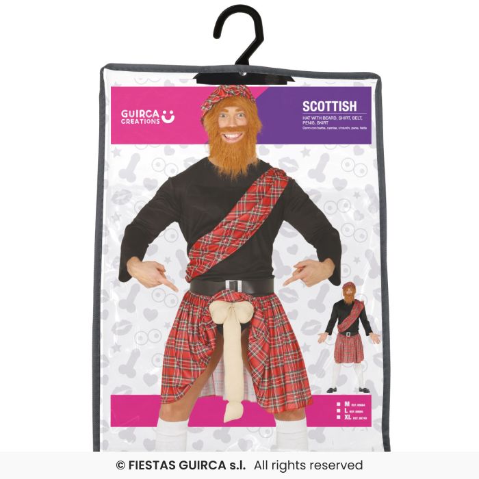 Funny Adult Scottish with Surprise Costume