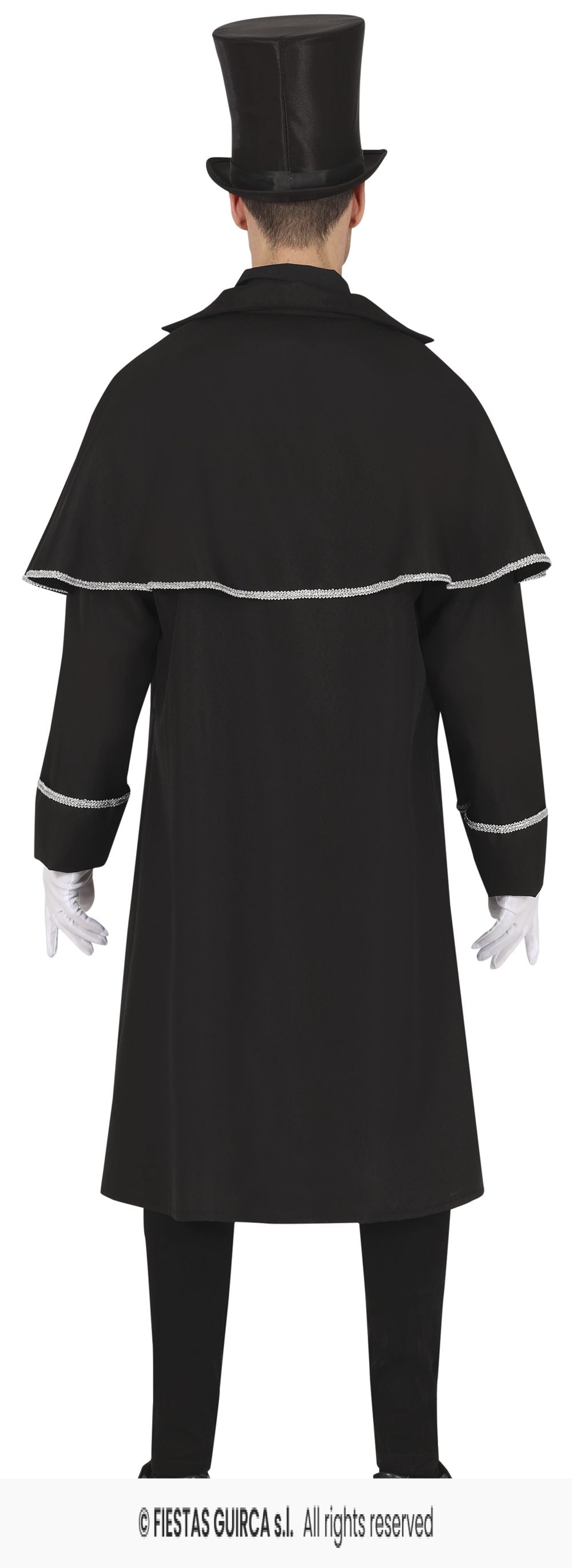 Men's Silver Vampire Costume