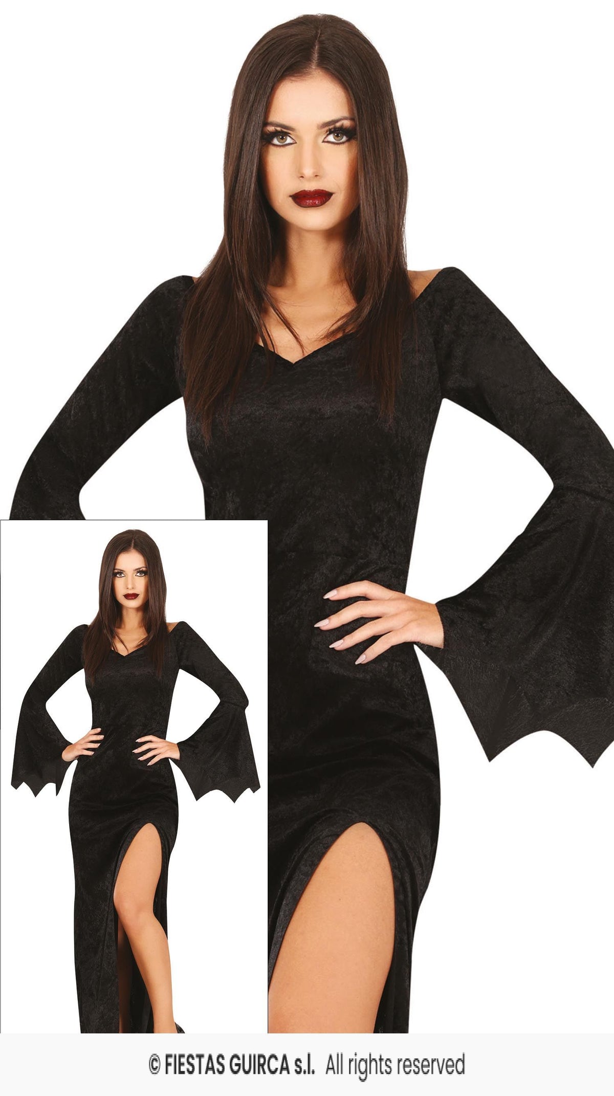 Black Gothic Madame Dress