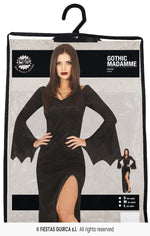 Black Gothic Madame Dress