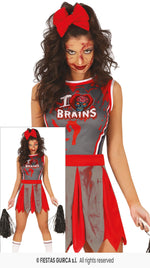 Ladies Zombie Cheerleader Costume