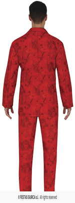 Red Mr. Smile Suit