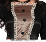 Black Ladies Doll Dress with Lace Trim
