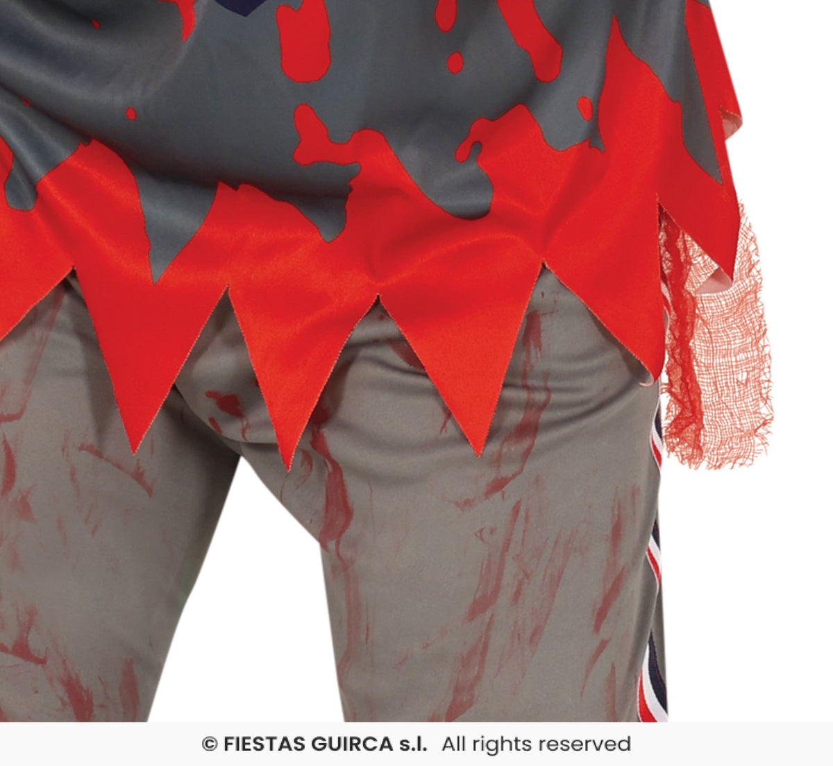Adults Zombie Rugby Player Costume