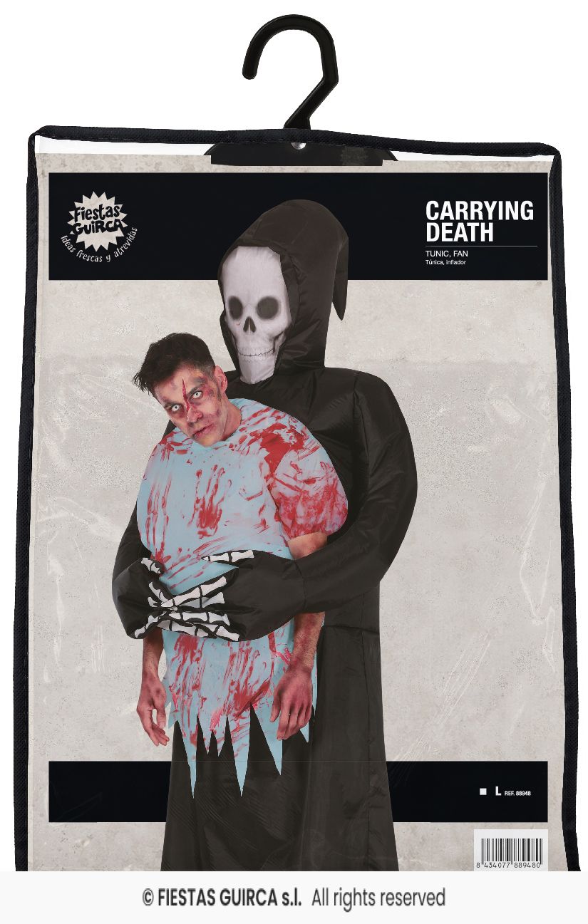 Inflatable Carrying Death Adult Costume