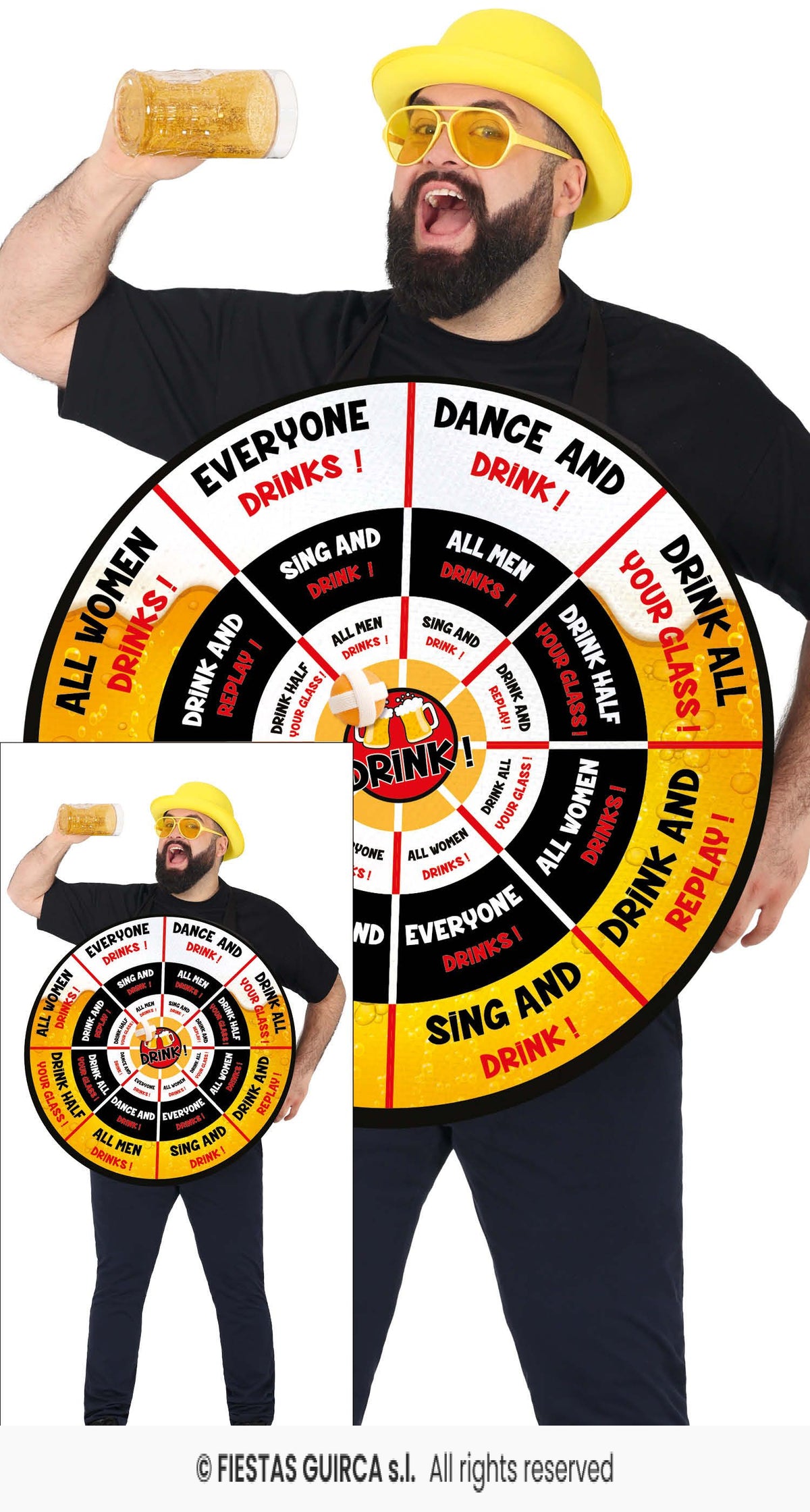 Drink Dart Board Costume