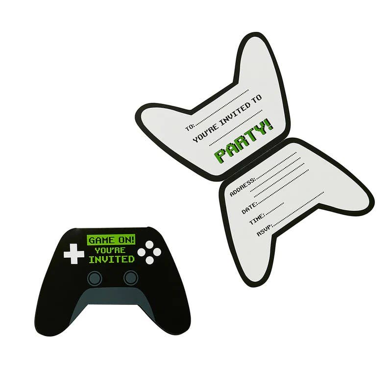 Game Controller Invitations 10 Pack