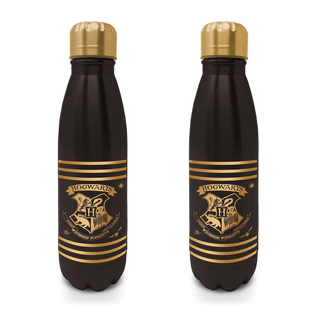 Harry Potter Water Bottle (Black and Gold) 19oz/540ml