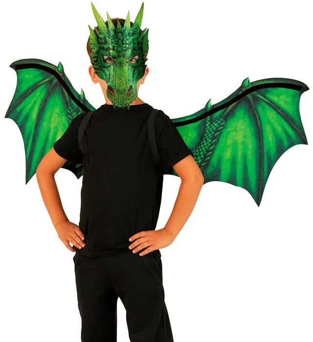 Green Dragon Kit (Wings, Mask)