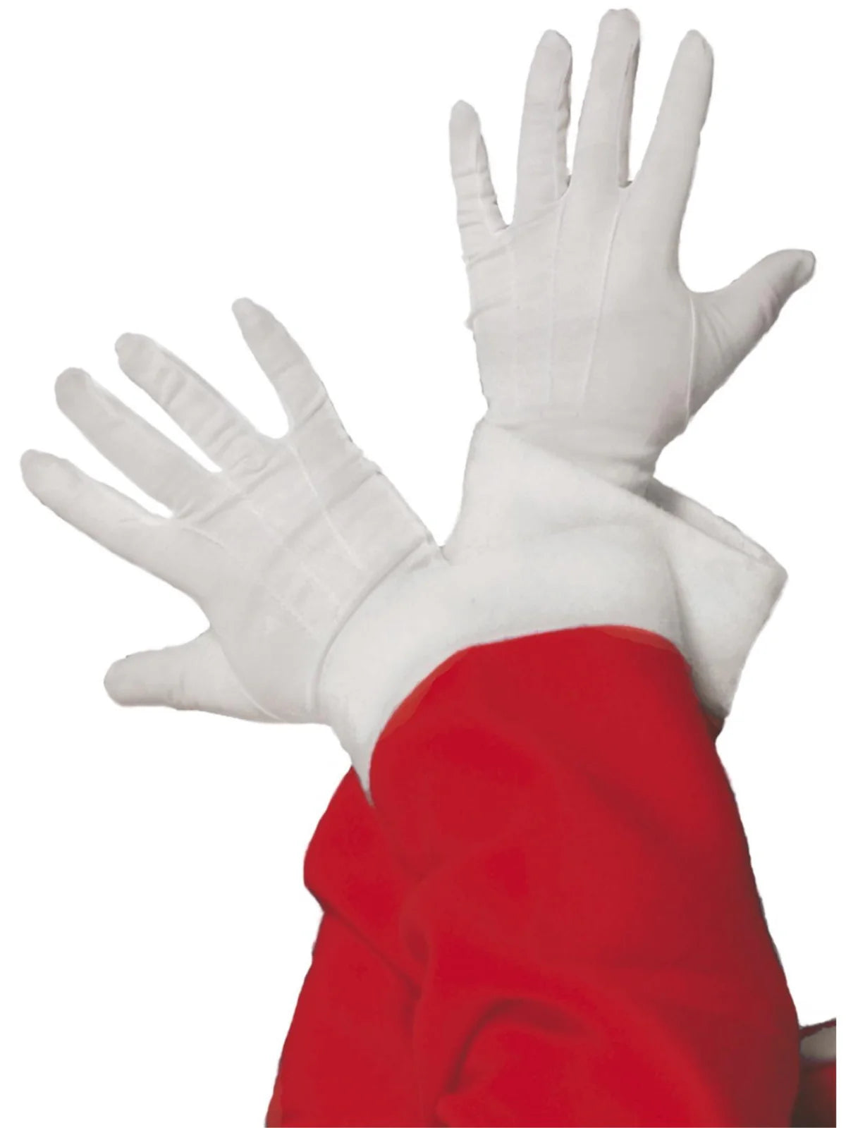 Santa Gloves, White