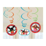 Bing Hanging Swirl Decorations - 6pk