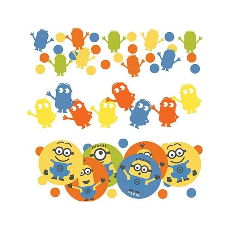 Minions Decorative Table Confetti 3 pack - 34g