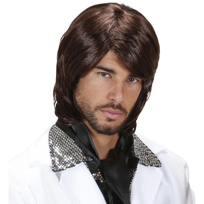 Adult 1970's Pop Star Benny Wig