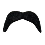 Black Cowboy Moustache - Each