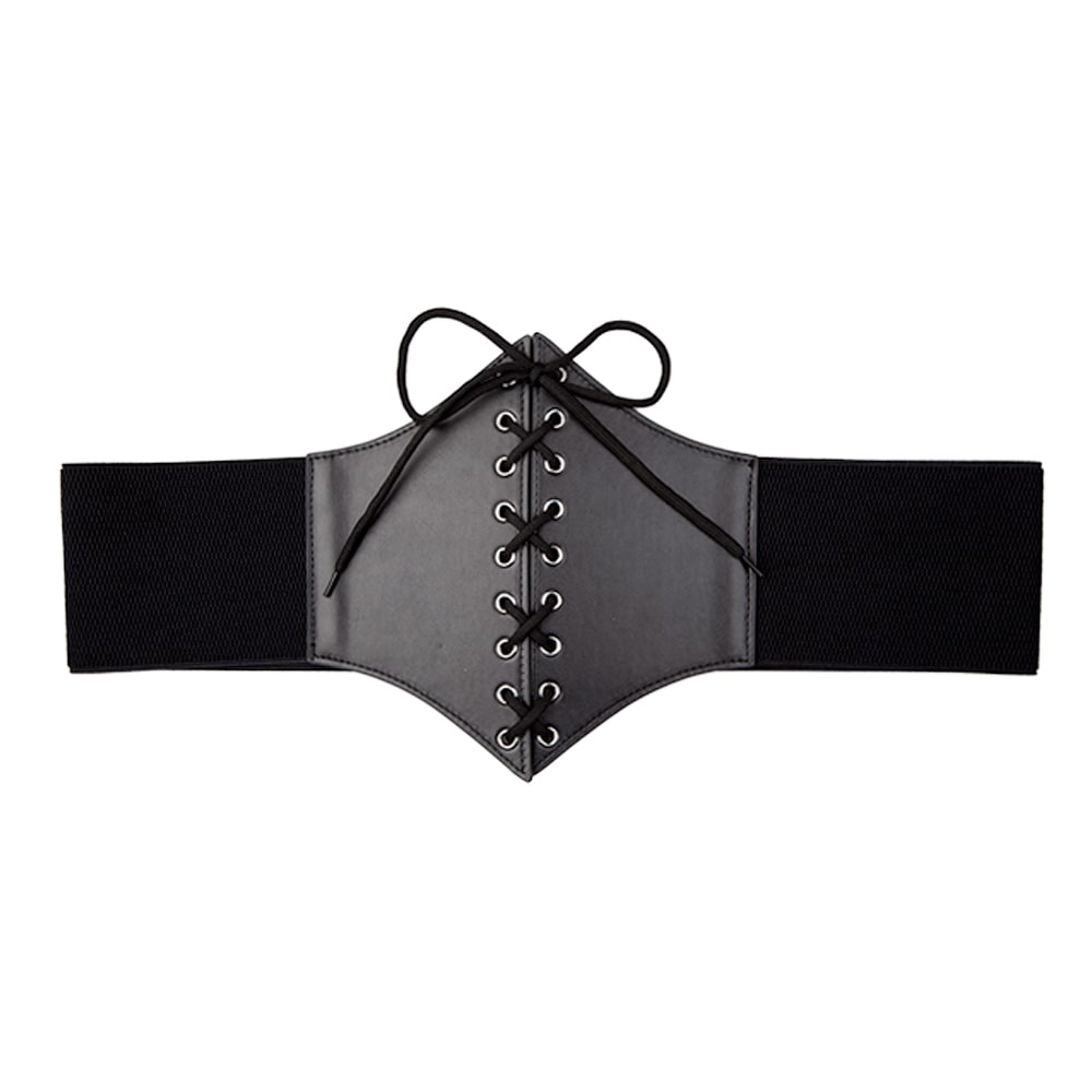 Gothic Corset Belt - Black