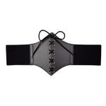 Gothic Corset Belt - Black