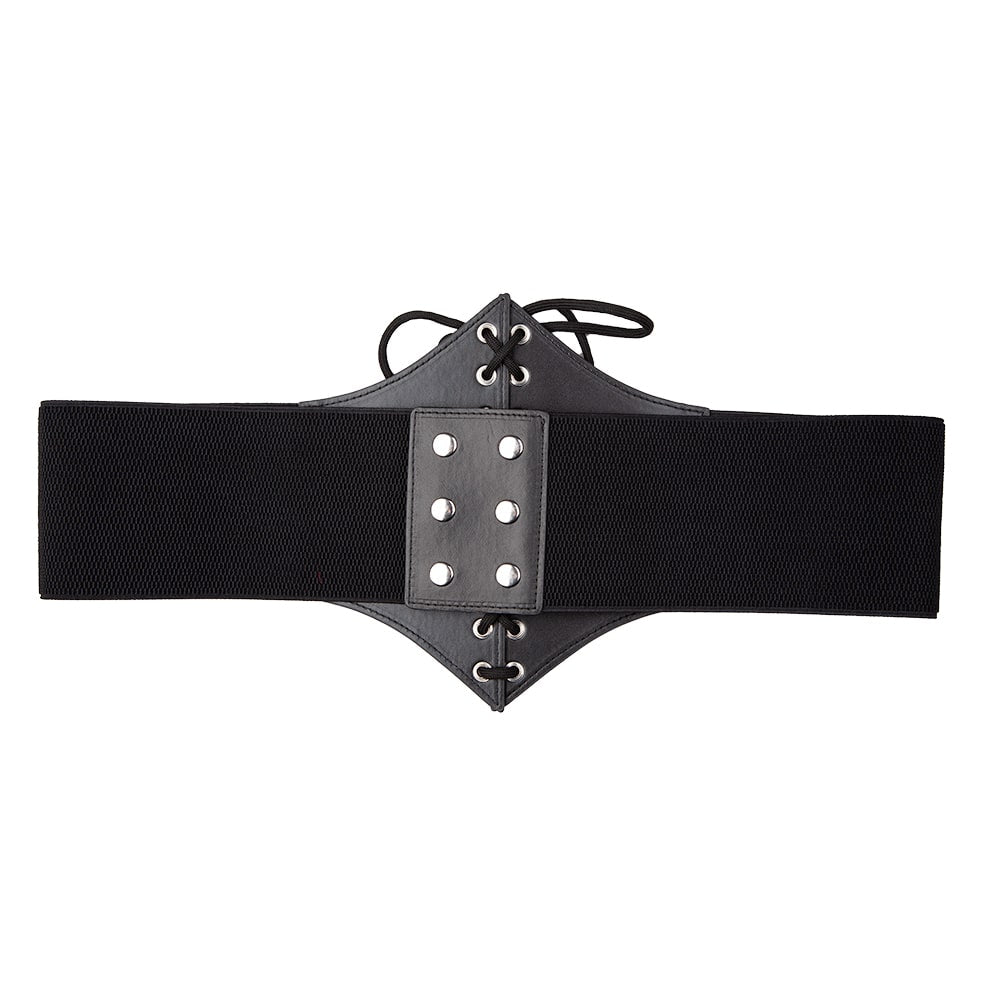 Gothic Corset Belt - Black